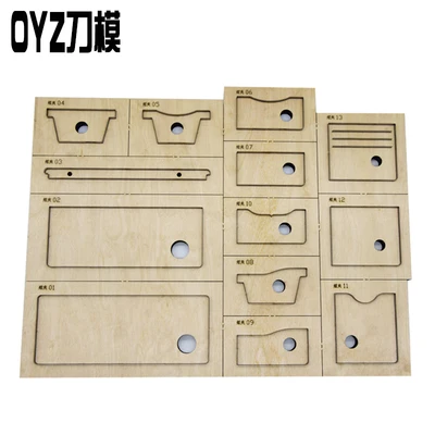 

New Japan Steel Blade Leather Knife Mold Multifunctional Wallet Hollow Punch Knife Mould Template Leather Tool Cutting Wood Dies