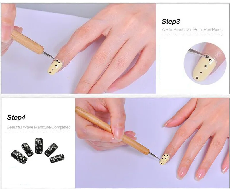 AddFavor 7 Pc/15 ПК акрил Nail Art Brush Set инструмент для нанесения точек на ногти маникюр Картина кисти Pen UV гель для ногтей Дизайн ногтей кисти