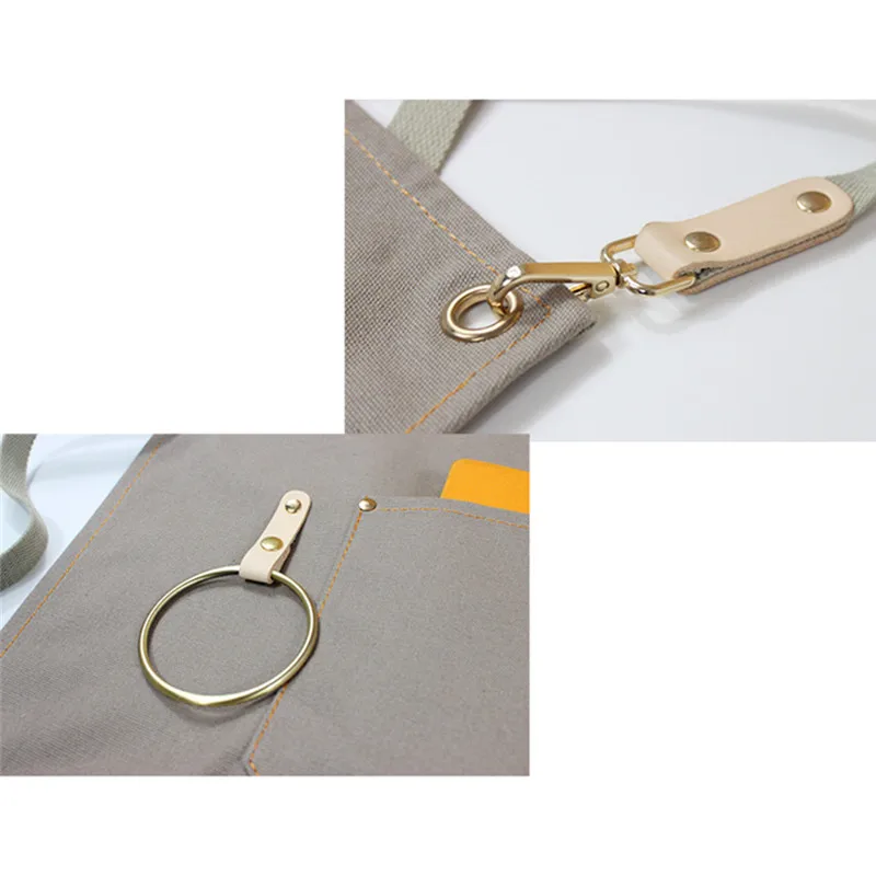 Canvas Apron Crossback Cotton Straps E15-7