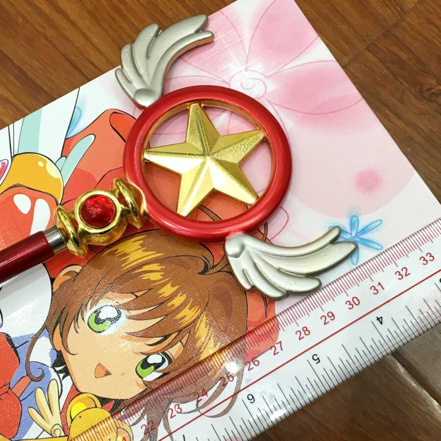 Cardcaptor Sakura Card Porp Kinomoto Captor Sakura Birdhead Star Magic Stick палочка телескопическая палочка косплей подарок