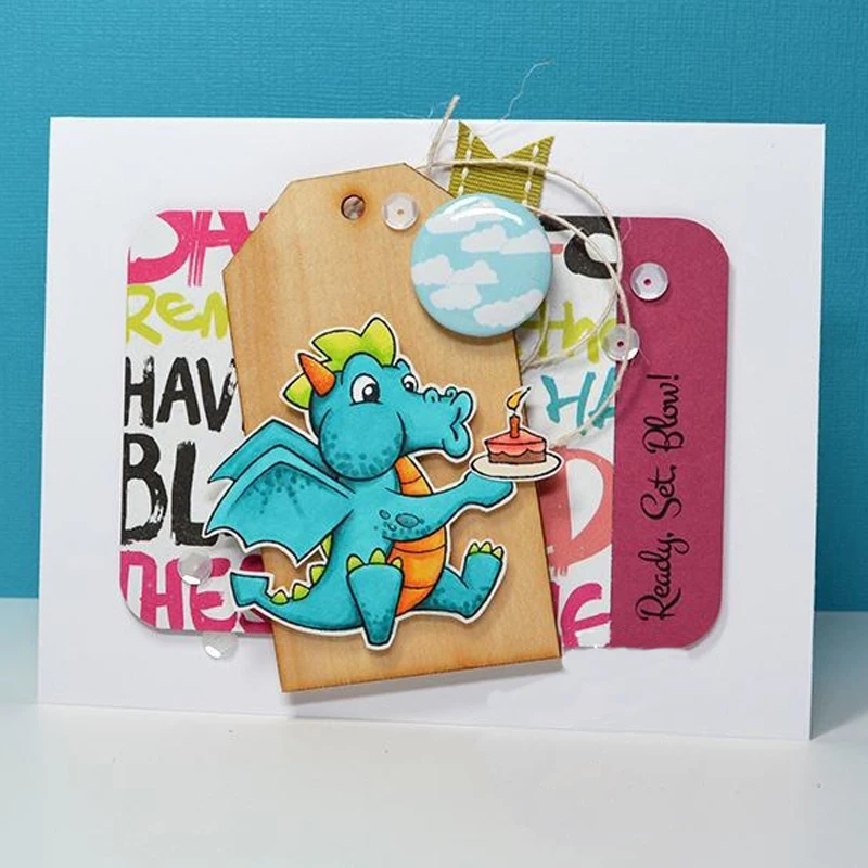 

Mini Dragon Animals Pattern Prints Transparent Clear Silicone Stamp/Seal for DIY scrapbooking/photo album Decor card making