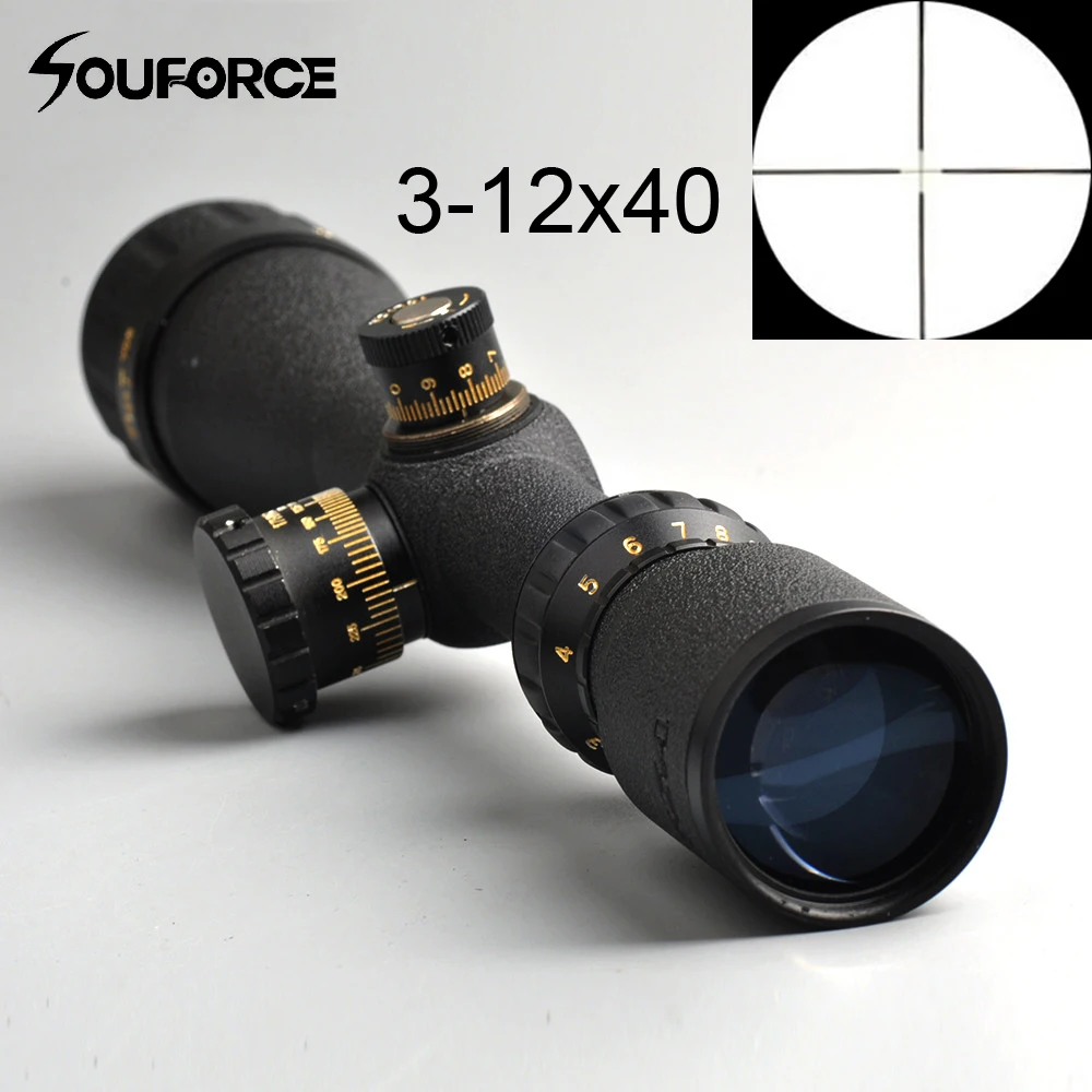 التكتيكية 3-12x40 دوبلكس التقاطع AO بندقية نطاق شبكاني البصر بندقية Riflescope شبكاني البصرية البصر الصيد التكتيكية 3-12x40 دوبلكس التقاطع AO بندقية نطاق شبكاني البصر بندقية Riflescope شبكاني البصرية البصر الصيد