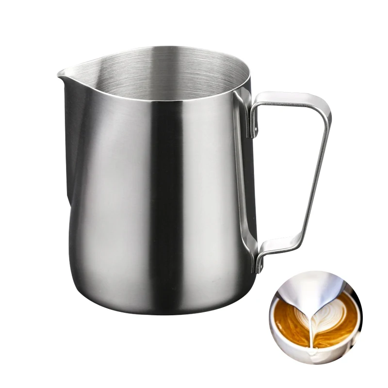 الفولاذ المقاوم للصدأ الحليب مزبد إبريق إسبرسو القهوة جرة باريستا الحرفية القهوة الأواني Coffeeware المطبخ الأدوات ملحقاتها البند