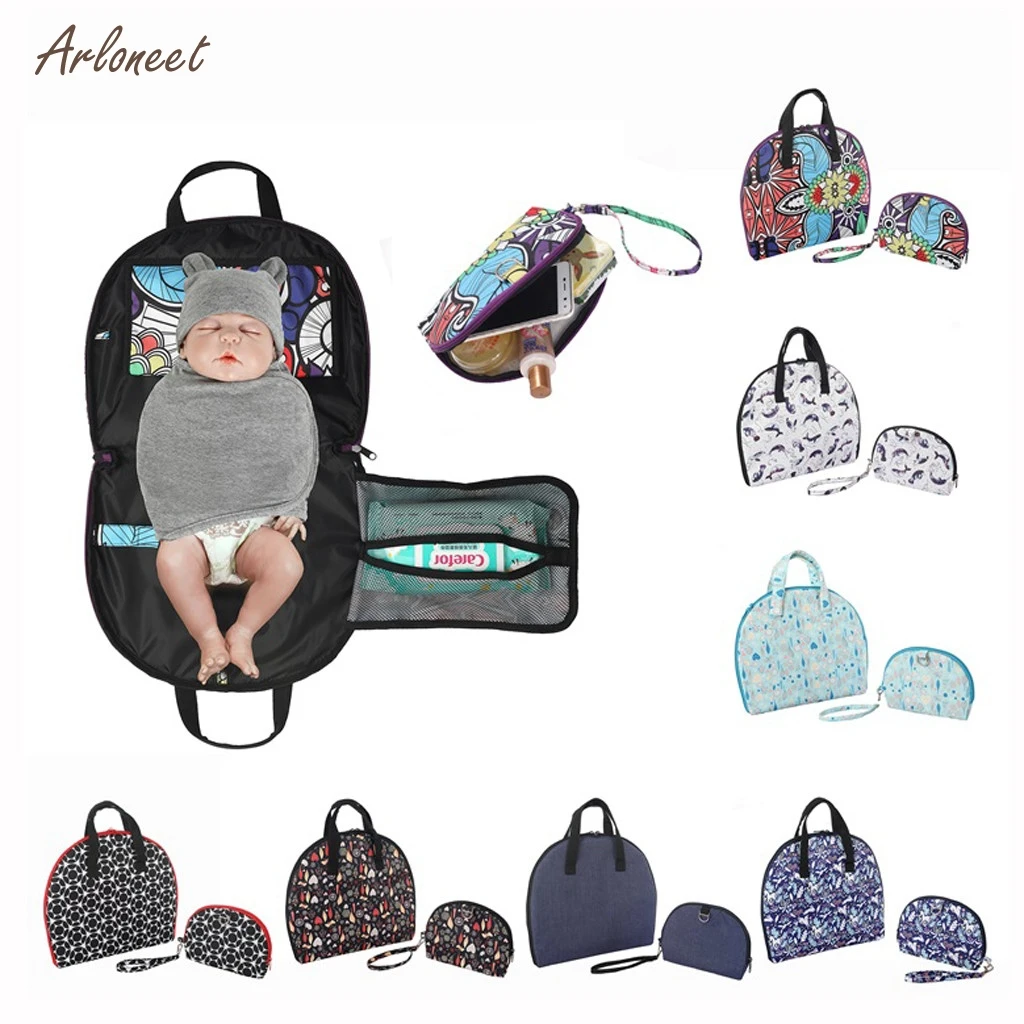 

Multifunction Portable Diaper Changing Bag Pad Folding Bag Baby Foldable Waterproof Diaper Changing Mat Portable Changing Pad