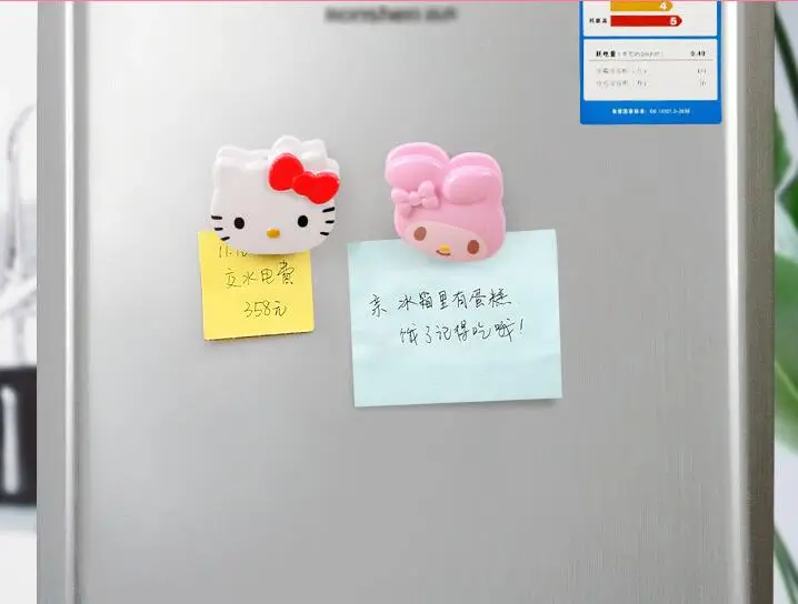 

Plastic Magnetic Cartoon kitty My melody Fridge Magnet 3d Christmas Fridge Magnets For Kids Decorative Refrigerator Magnets
