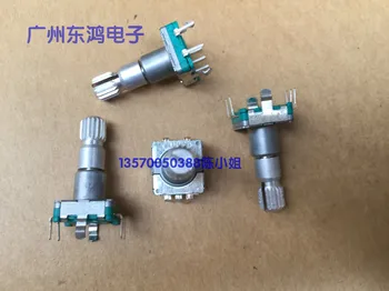 

1pcs ALPS Alps EC11 encoder 30, location 15, pulse point with switch, saw tooth shaft length 17MM