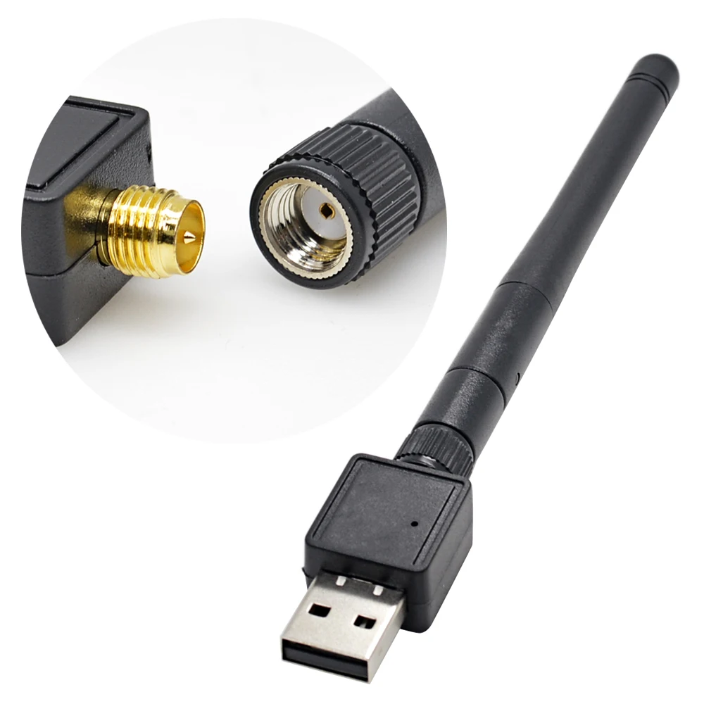 USB Wi Fi адаптер CHIPAL 150 Мбит/с внешняя беспроводная сетевая карта LAN 2 4 ГГц 802.11n/g/b для