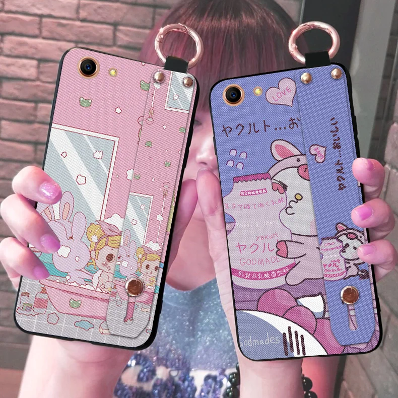 Cartoon Animal Phone Case For OPPO F1S A59 A83 A1 A3 A5 Holder Strap Bag Cover Cases For OPPO F3 PLUS F3 A77 F5 A73 A79 F7 F9