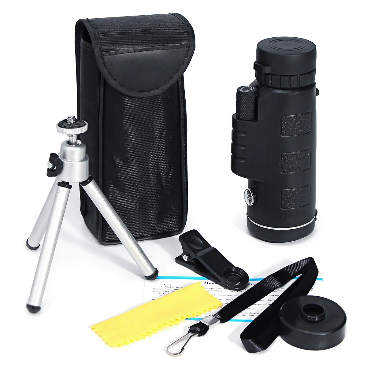 SGODDE 40X60 5 in 1 Universal Phone Monocular Zoom Optical Lens Telescope Day & Night Vision for iPhone X 8 for Samsung S8 S9 SGODDE 40X60 5 in 1 Universal Phone Monocular Zoom Optical Lens Telescope Day & Night Vision for iPhone X 8 for Samsung S8 S9