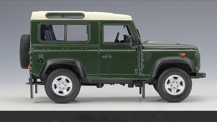 WELLY 1:24 Масштаб литья под давлением модель автомобиля Land Rover Range Defender внедорожный металлический классический автомобиль сплав для детей Коллекция игрушек для подарка