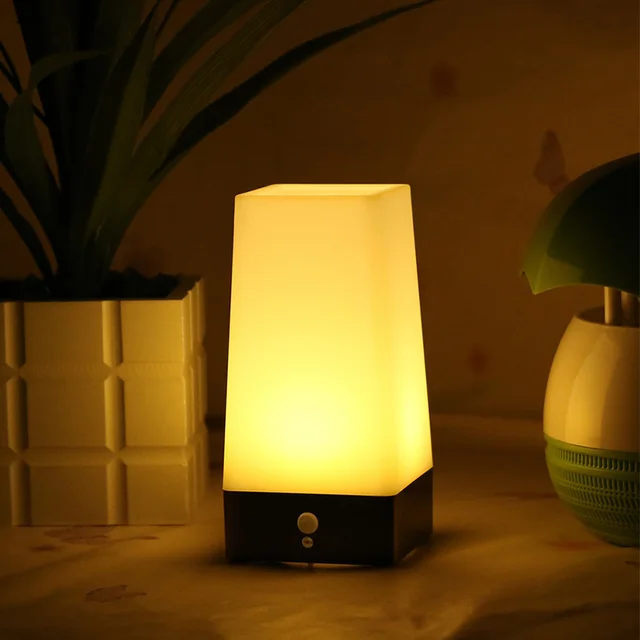 Wireless PIR Motion Sensor Bedroom Night Light Battery Powered LED