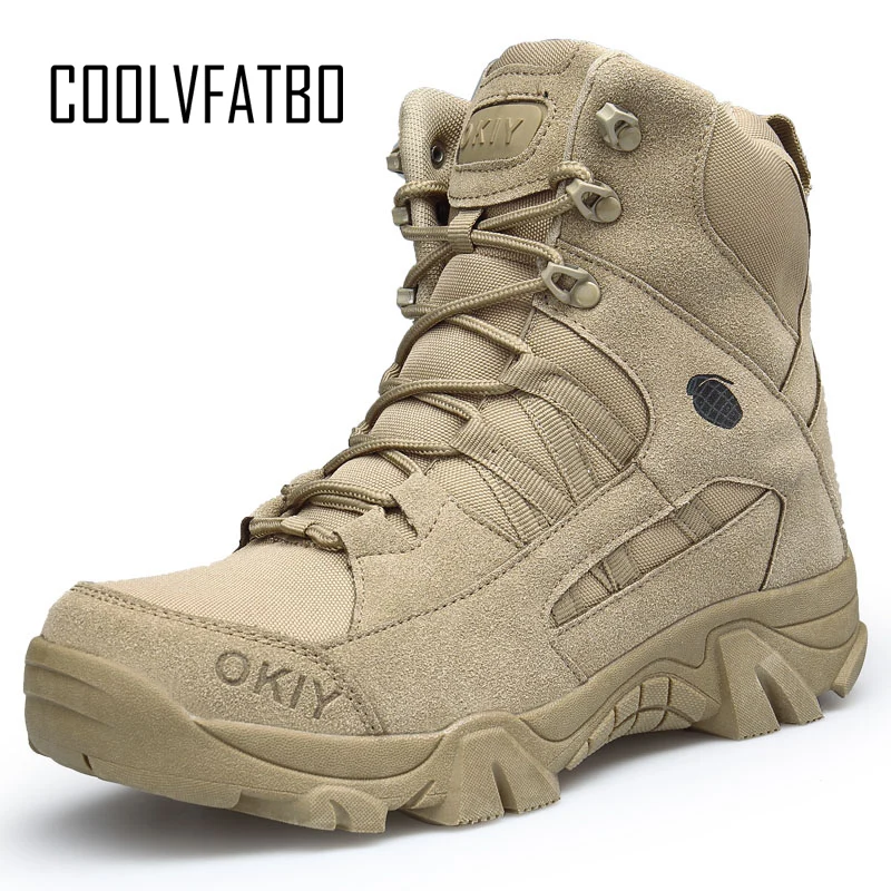 COOLVFATBO militaire tactique chaussures hommes désert chaussures automne US armée Combat bottes vêtement Homme résistant baskets mâle Chaussure Homme|Bottes basiques| - AliExpress