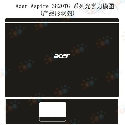 Виниловый чехол из углеродного волокна для ноутбука Acer Aspire 3820TG 3820T | Компьютеры и