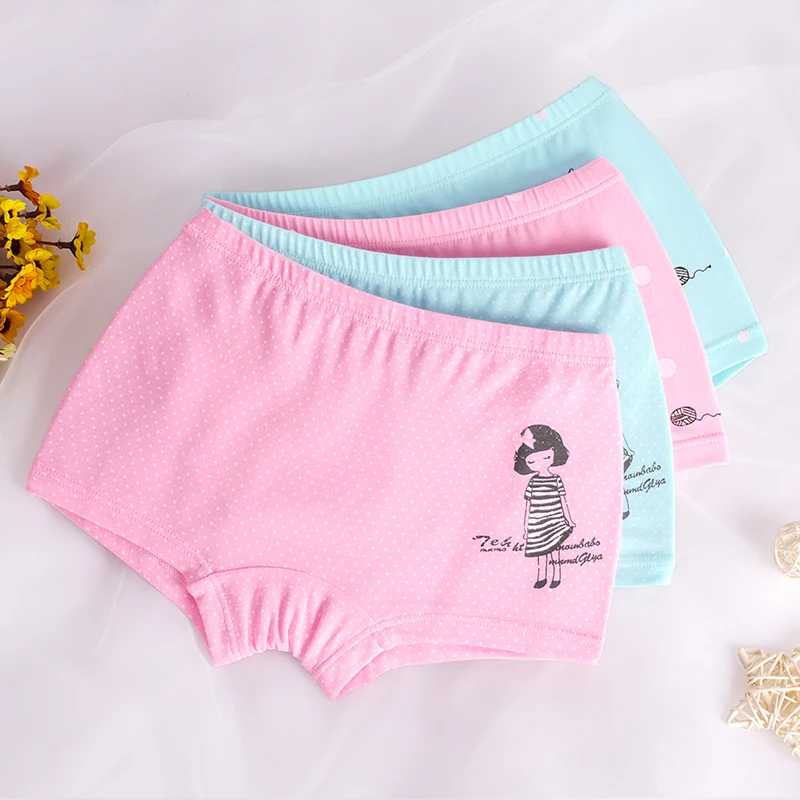 

2Pcs/Lot cartoon Girls underwear Breathable Cotton Material Kids Girl underwear for Baby Panties Children's Clothing 2pc one set