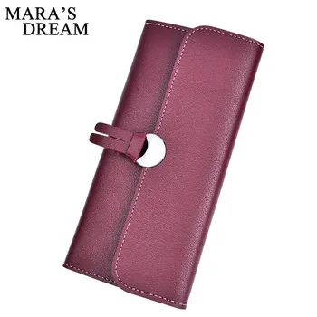 

Mara's Dream 2019 Fashion Long Women Wallets High Quality PU Leather Women's Purse Wallet Lady Party Clutch Female Card Holder