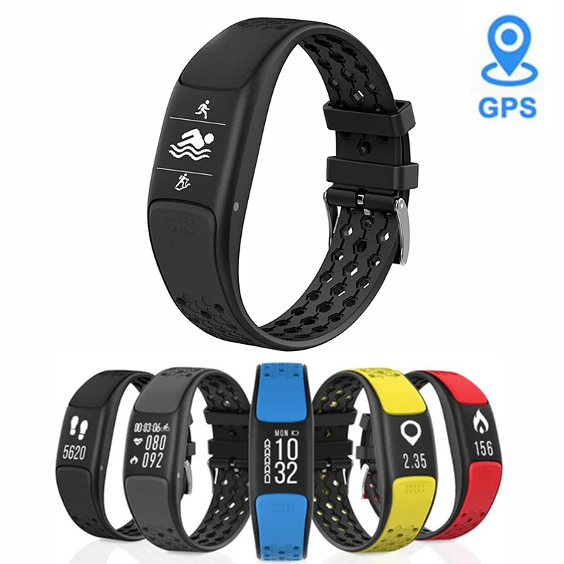 

GPS Smart Band Waterproof ip68 Smartband Sport Watch Men Fitness Tracker Inteligente Band Wristband Pulseira For iOS Android