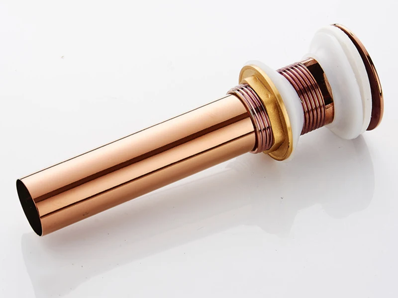 rose gold  basin pop up drain 8