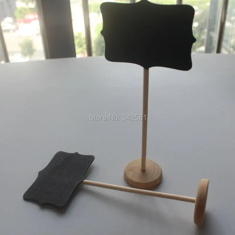 Mini Chalkboard Table Stands FANCY Style Buffet Labels, Chalkboard