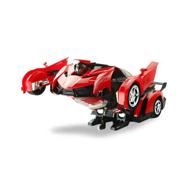 2в1 RC автомобиль роботы-трансформеры спортивный автомобиль модель игрушечные роботы пульт дистанционного управления деформация автомобиля детские игрушки подарки для мальчиков