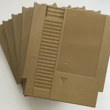 Золотой цвет 72 булавки игровой картридж Замена пластиковый корпус для консоли NES