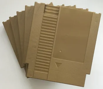 

Golden color 72 Pins Game Cartridge Replacement Plastic Shell For NES Console