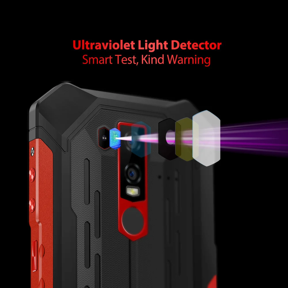 Ulefone Armor 6E IP68 водонепроницаемый прочный телефон 6,2 дюймов 4 GB+ 64 GB 16MP Android 9,0 Octa Core с беспроводной зарядки NFC смартфон