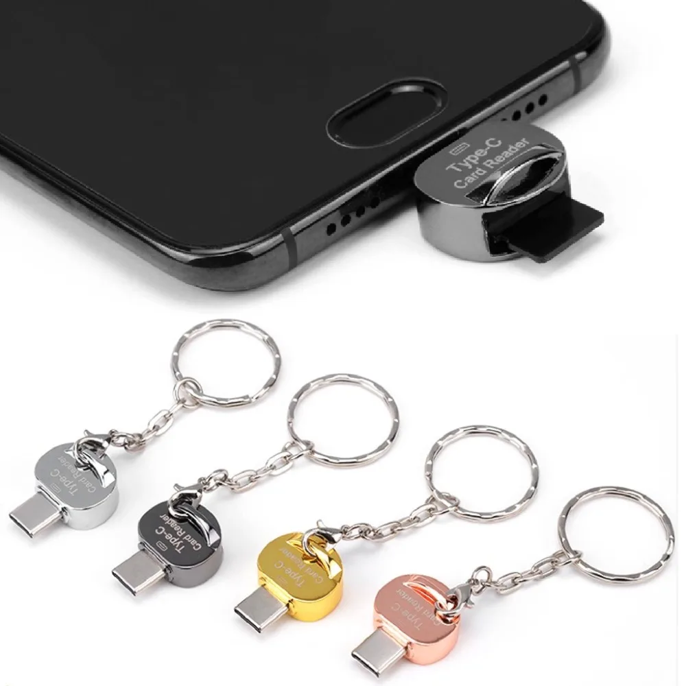Открытый-умный алюминиевый USB3.1 Тип C Micro SD TF считыватель карт памяти для MacBook samsung S9 S8 Xiaomi5 6 huawei