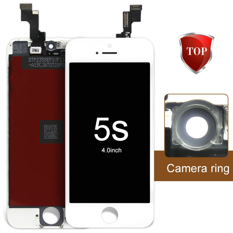 Prix pour 20 pcs/lot aaa w/b pour iphone 5s lcd screen display assemblée digitizer avec oem verre remplacement + caméra titulaire Prix pour 20 pcs/lot aaa w/b pour iphone 5s lcd screen display assemblée digitizer avec oem verre remplacement + caméra titulaire