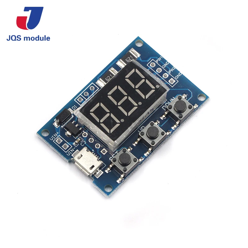 

DC 5-30V Micro USB 5V Power Independent PWM Generator 2 Channel Dual Way Digital LED Duty Cycle Pulse Frequency Board Module