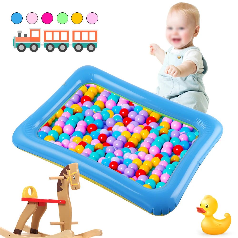 

1PC 60*45cm Creative Kid Fun Play Inflatable Large Castle Sand Box Sandbox Table Form Inflatable Toy Kid Gift