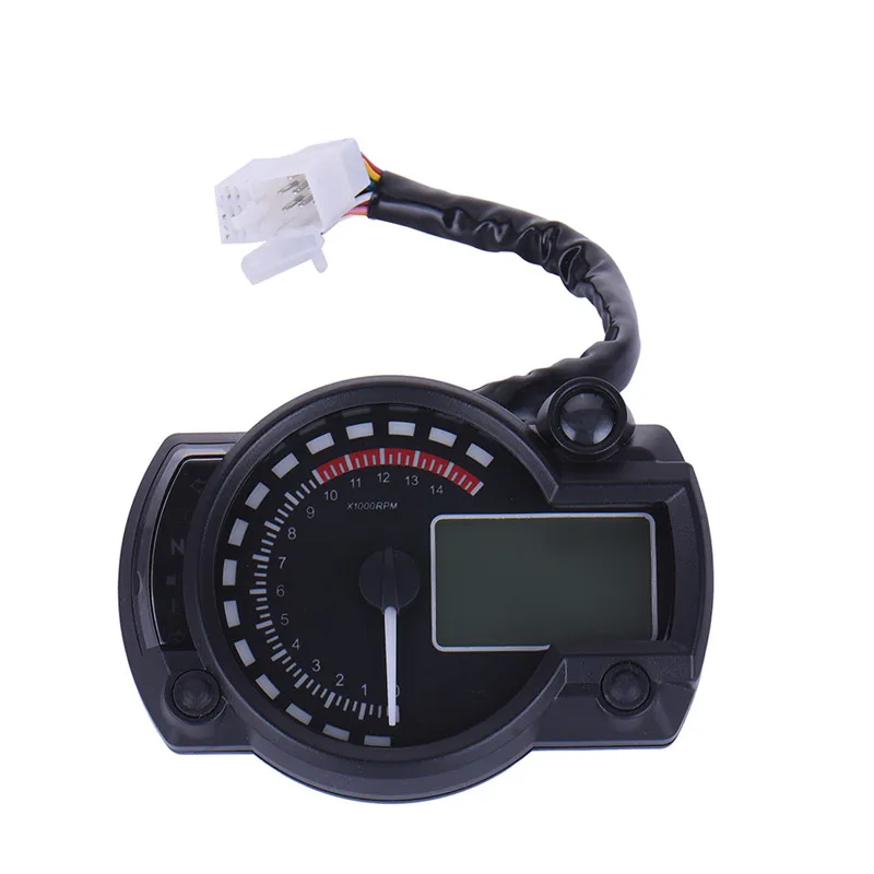15000rpm Motorcycle Universal Lcd Digital Speedometer