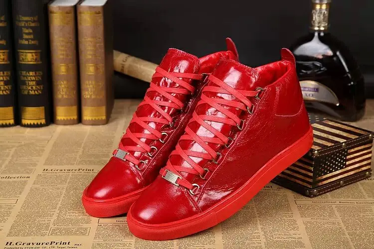 red luxury sneakers