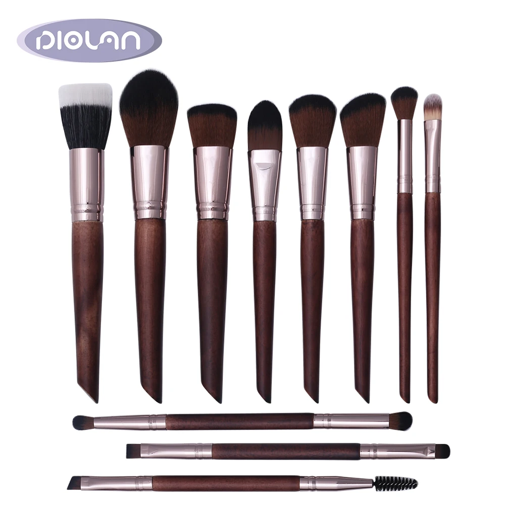

DIOLAN Eyeshadow Makeup Brushes Set Pincel Maquiagem Pro Eye Shadow Blending Make Up Brushes Soft Synthetic Hair