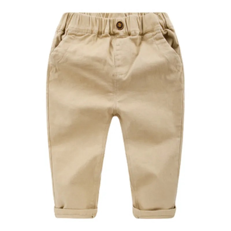 BibiCola/детские штаны для мальчиков Новинка года, модные простые Стильные штаны для мальчиков, повседневные тонкие брюки весенне-осенние штаны для мальчиков