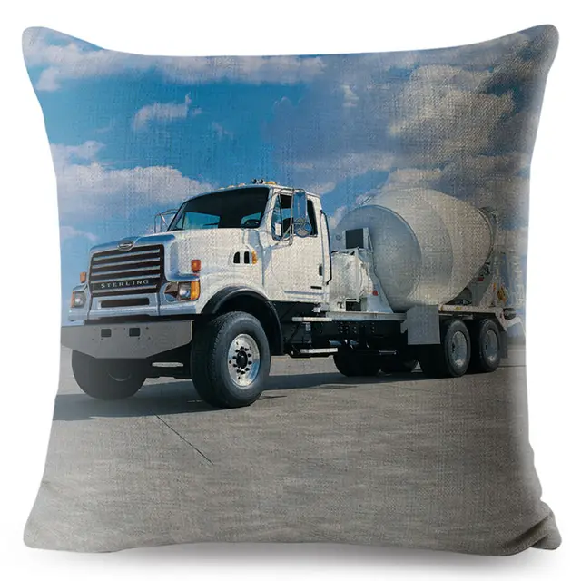 23 Styles Big Truck Pillow Cover Linen Cushion Covers 45*45cm Square Pillows Case Sofa Car