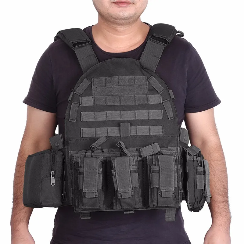 Tactical Hunting Vest Quick Combat Molle Military Paintball Assault Shooting Hunting Protective Plate Carrier Clothes Clothing Tactical Hunting Vest Quick Combat Molle Military Paintball Assault Shooting Hunting Protective Plate Carrier Clothes Clothing