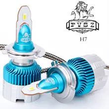 FYSZ H7 Led Mi2 H4 Ha Condotto il Mini H3 H1 9005/HB3 9006/HB4 H8 H9 H11 50 W 6000LM Auto della Testa della Lampadina 6000 K Del Faro Lampadine 12 V 2 Pcs