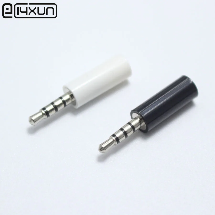 10pcs 2.5mm stereo headset plug jack 4 pole 2.5 audio plug Jack Adaptor connector for phone