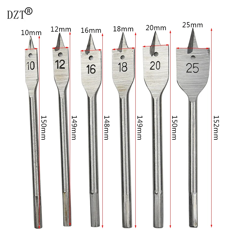 DZT HighQuality6PCsWoodDrillBitSetHoleSawCutterWoodworking инструменты forwood|tools for wood|woodworking toolswood drill bit set |