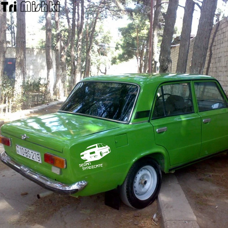 Tri Mishki HZX233 13.5*20см 1-4шт прикольные виниловые наклейки на авто sedan syndicate for vaz lada ВАЗ 21099 Лада седан синдикат наклейки на машину наклейка для авто стикеры