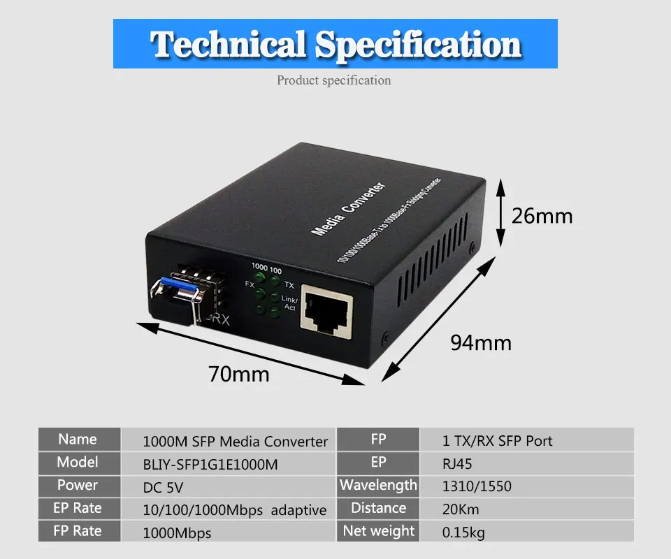 SFP-media-converter