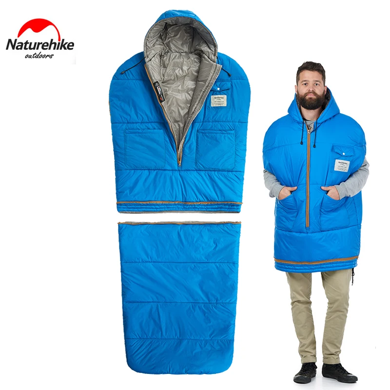Naturehike Dual use Camping Hiking Jacket sleeping bag Outdoor indoors