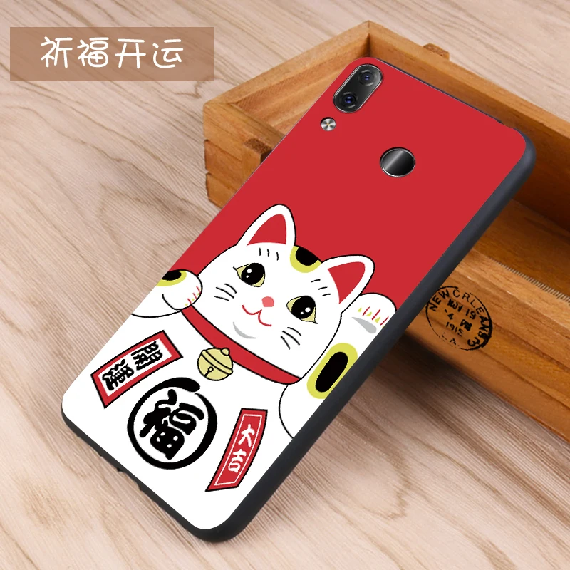 Lenovo Z5 Case Original Cover Case for Lenovo Z5 Case Cartoon Cover Silicone Skin Wolf Fish Skull z5 Fundas 100% BiNFUL 12