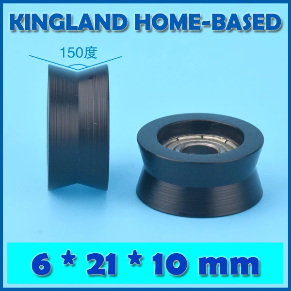 10 шт. пластиковые ролики для 3D принтера 6 мм|window pulley|window rollerwheel door |