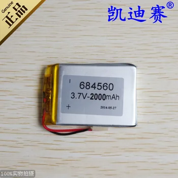 

3.7v li po li-ion batteries lithium polymer battery 3 7 v lipo li ion rechargeable lithium-ion for 2000mah 684560 GPS navigation