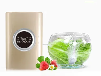 

Household oxygen ozone fruit/ vegetable detoxification machine disinfectant generator Separate wash basket Remove fishy/formalde
