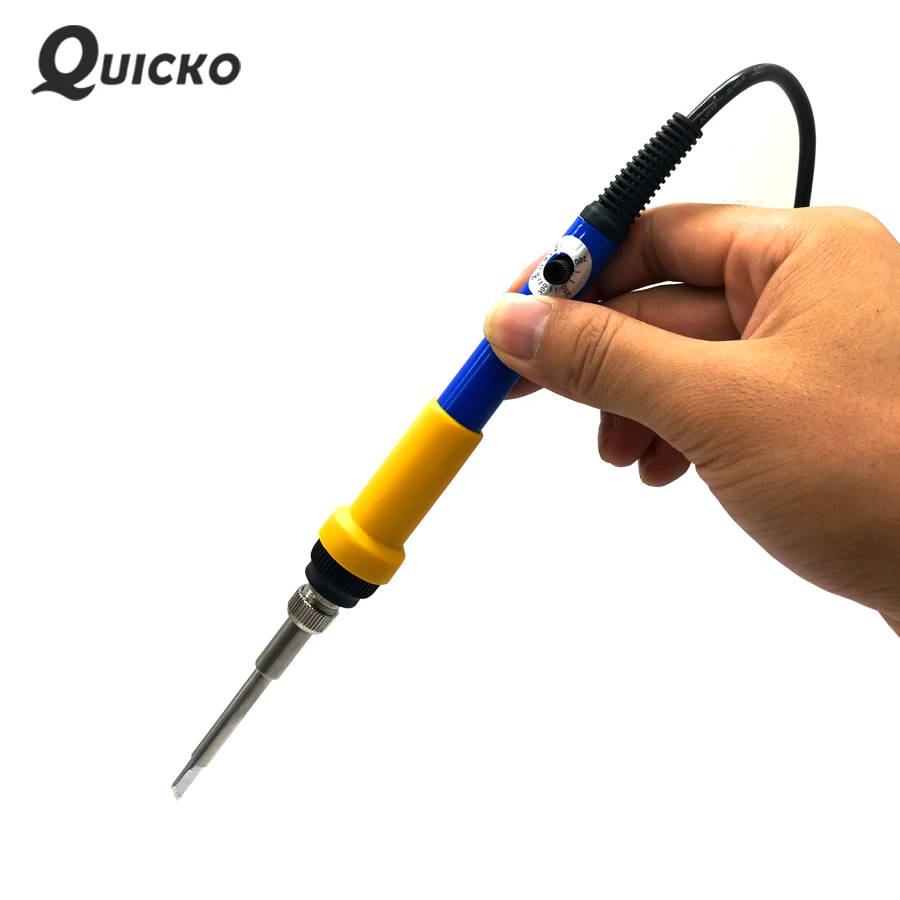 Quicko T12 Mini Adjustable Temperature Electric Soldering Iron Dc24v ...