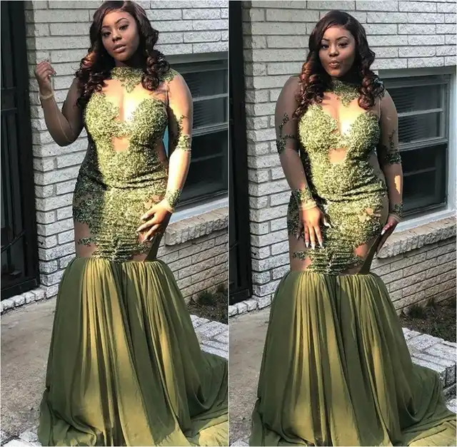 olive green prom dresses 2019