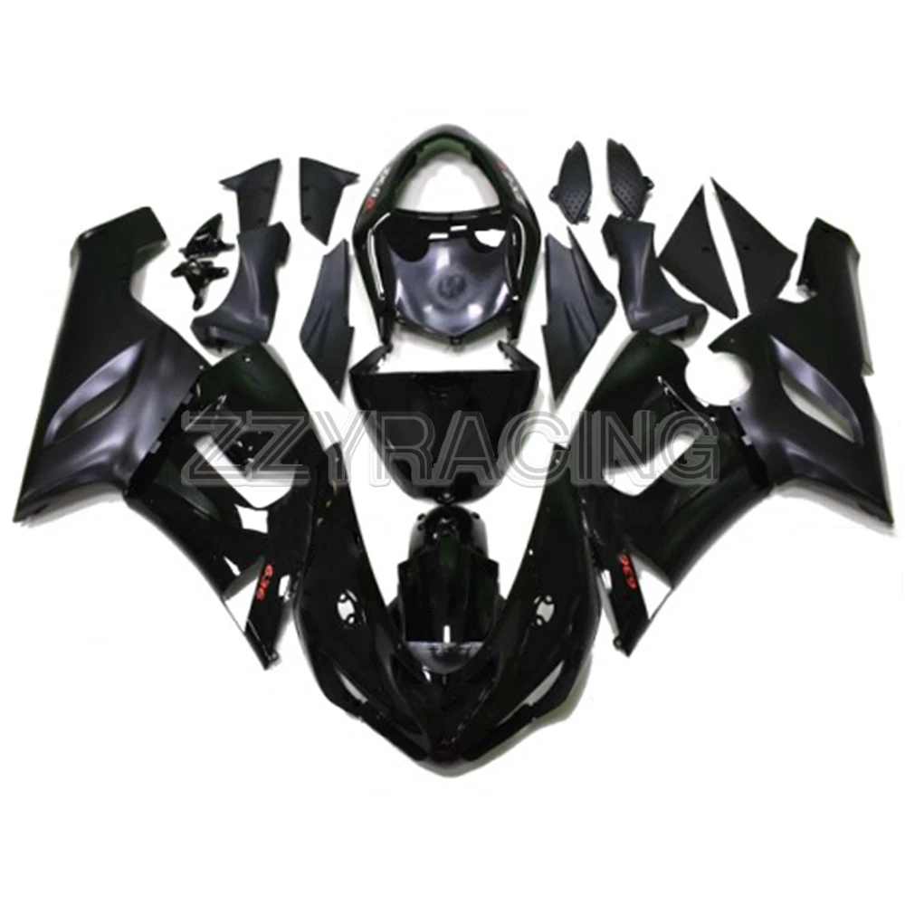 

Injection Fairings Kits for Kawasaki ZX6R 2005 2006 Year ZX-6R 05 06 Complete Motorcycle Body Kit Cowlings Black Hulls New Kit