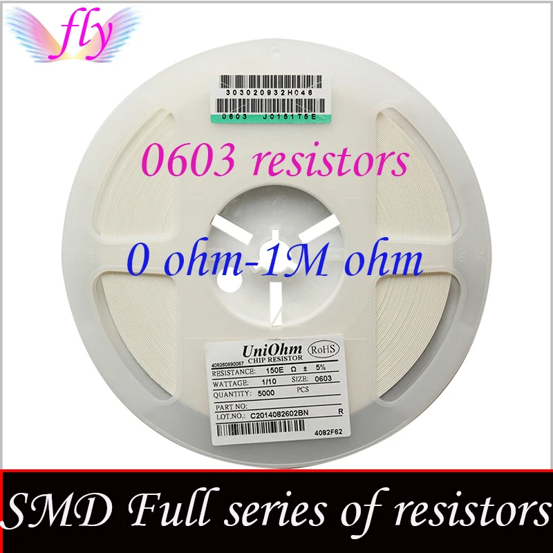 1000 шт 0603 SMD 1/8 Вт чип резистор 0 Ом ~ 10 м 1 8 k 2k 2 4 7 3k 3 6 9 5 К упаковка = | Инструменты